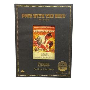 Gone With The Wind Movie Script Premiere Magazine 55th Anniversary Edition